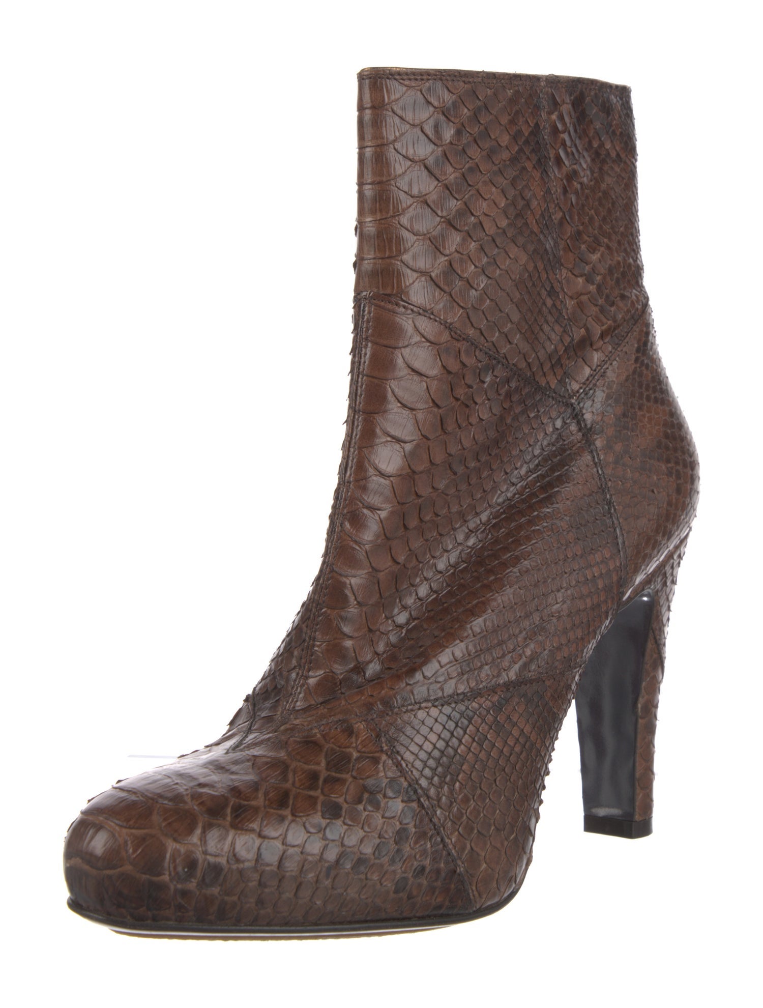 L'Autre Chose Snakeskin Boots