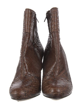 L'Autre Chose Snakeskin Boots