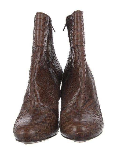 L'Autre Chose Snakeskin Boots
