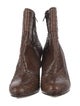 L'Autre Chose Snakeskin Boots