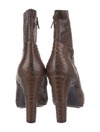 L'Autre Chose Snakeskin Boots