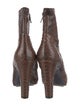 L'Autre Chose Snakeskin Boots