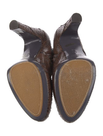 L'Autre Chose Snakeskin Boots