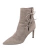 L'Autre Chose Suede Printed Boots