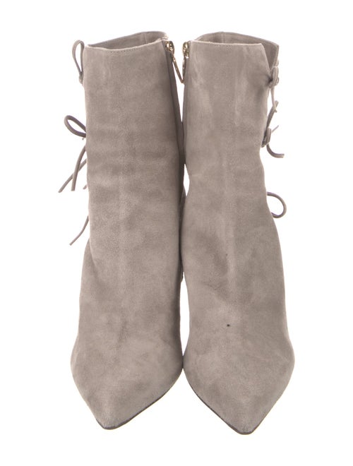 L'Autre Chose Suede Printed Boots