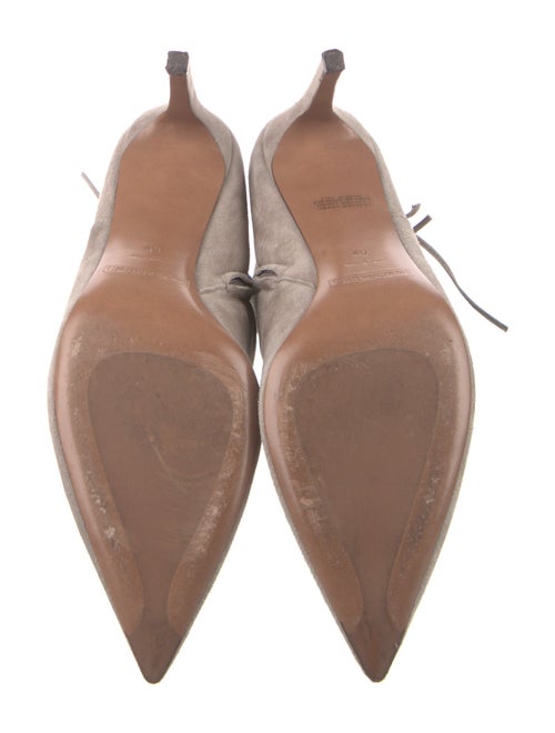 L'Autre Chose Suede Printed Boots