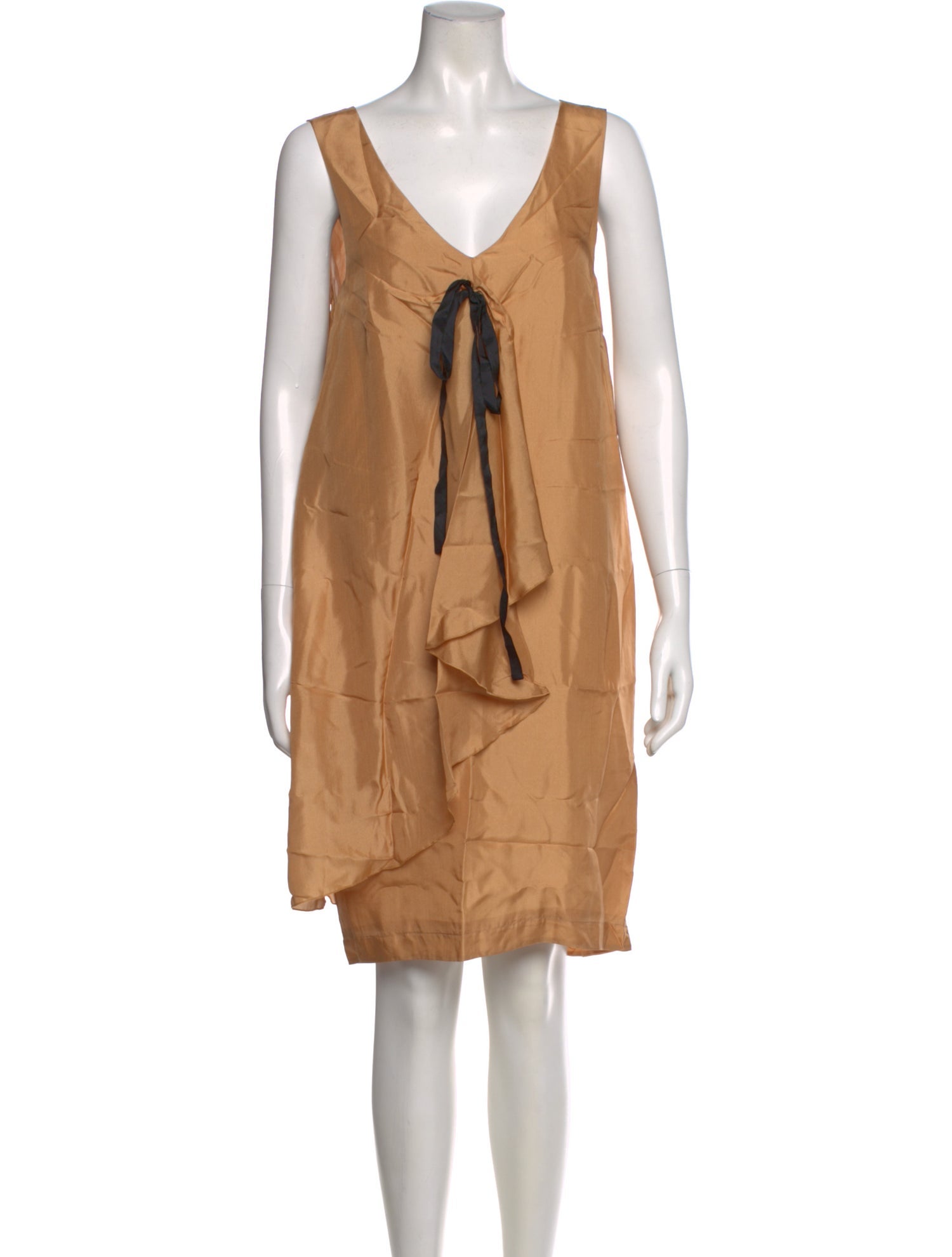 L'Autre Chose Silk Knee-Length Dress