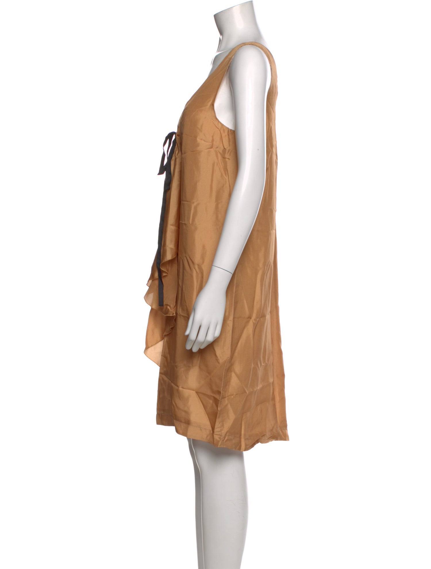 L'Autre Chose Silk Knee-Length Dress
