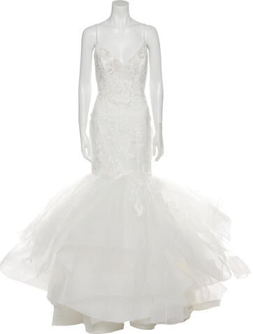 Lazaro Dresses V-Neck Long Dress XXS