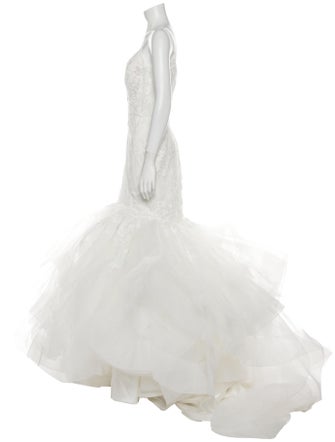 Lazaro V-Neck Long Dress