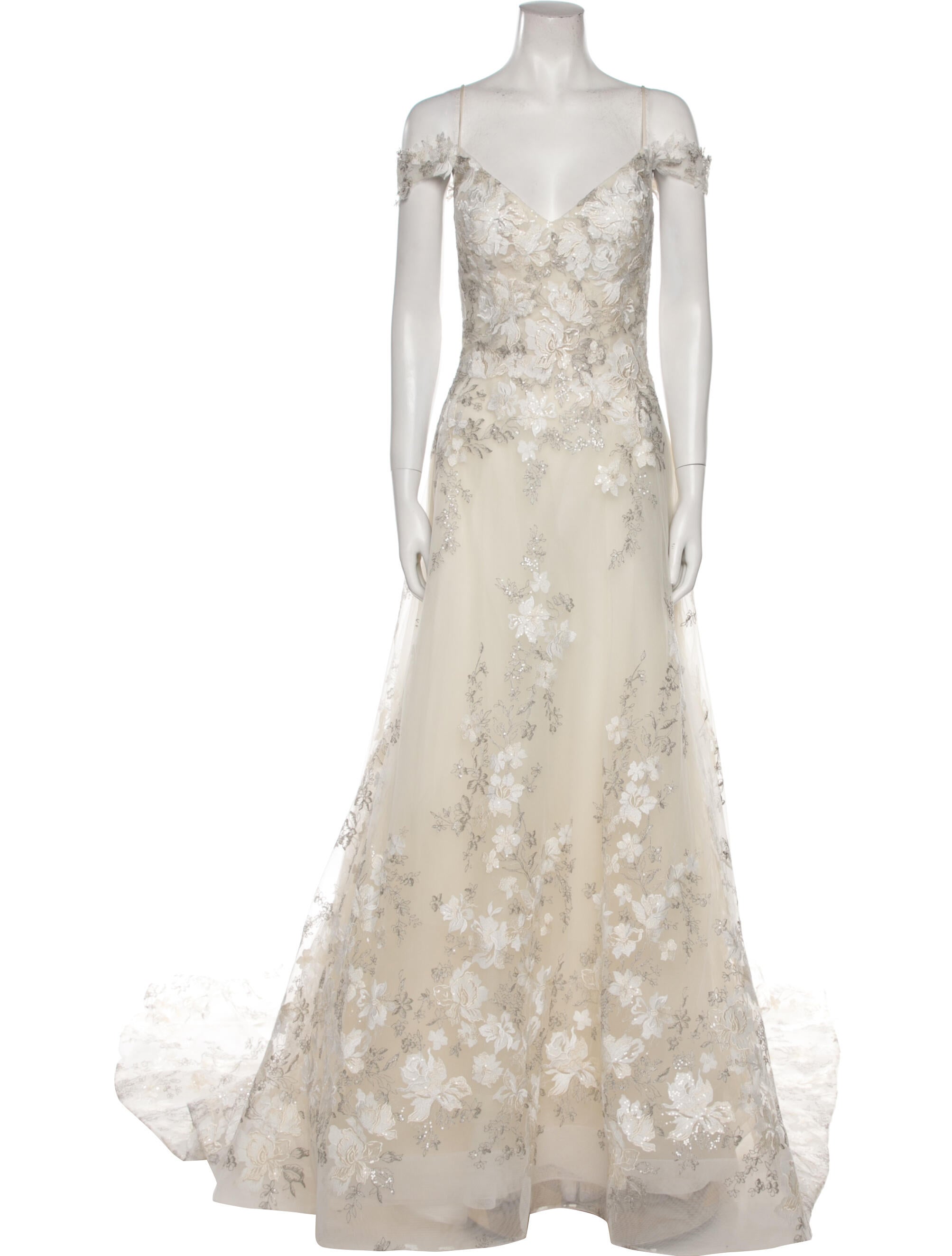 Lazaro Silk Long Dress