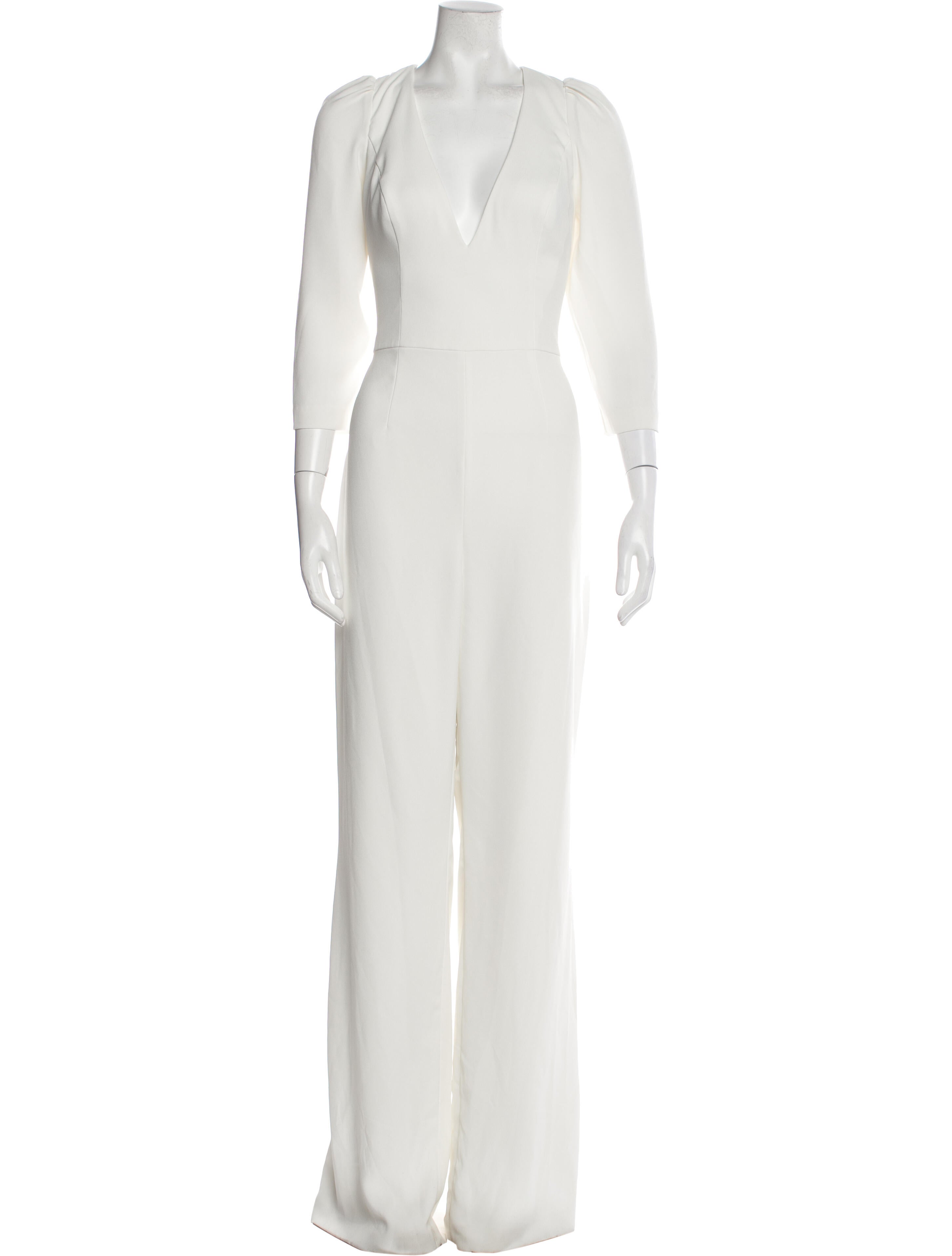 Lazaro Plunge Neckline Jumpsuit
