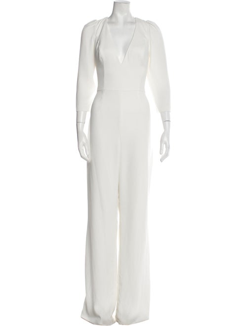 Lazaro Plunge Neckline Jumpsuit