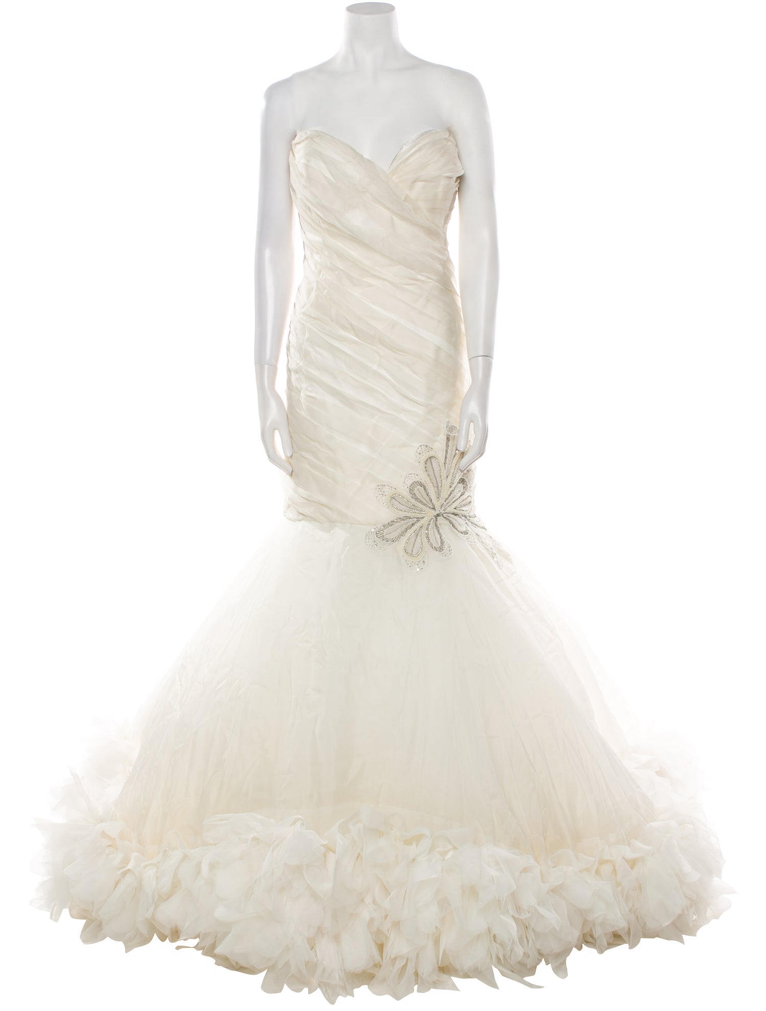 Lazaro Silk Long Dress