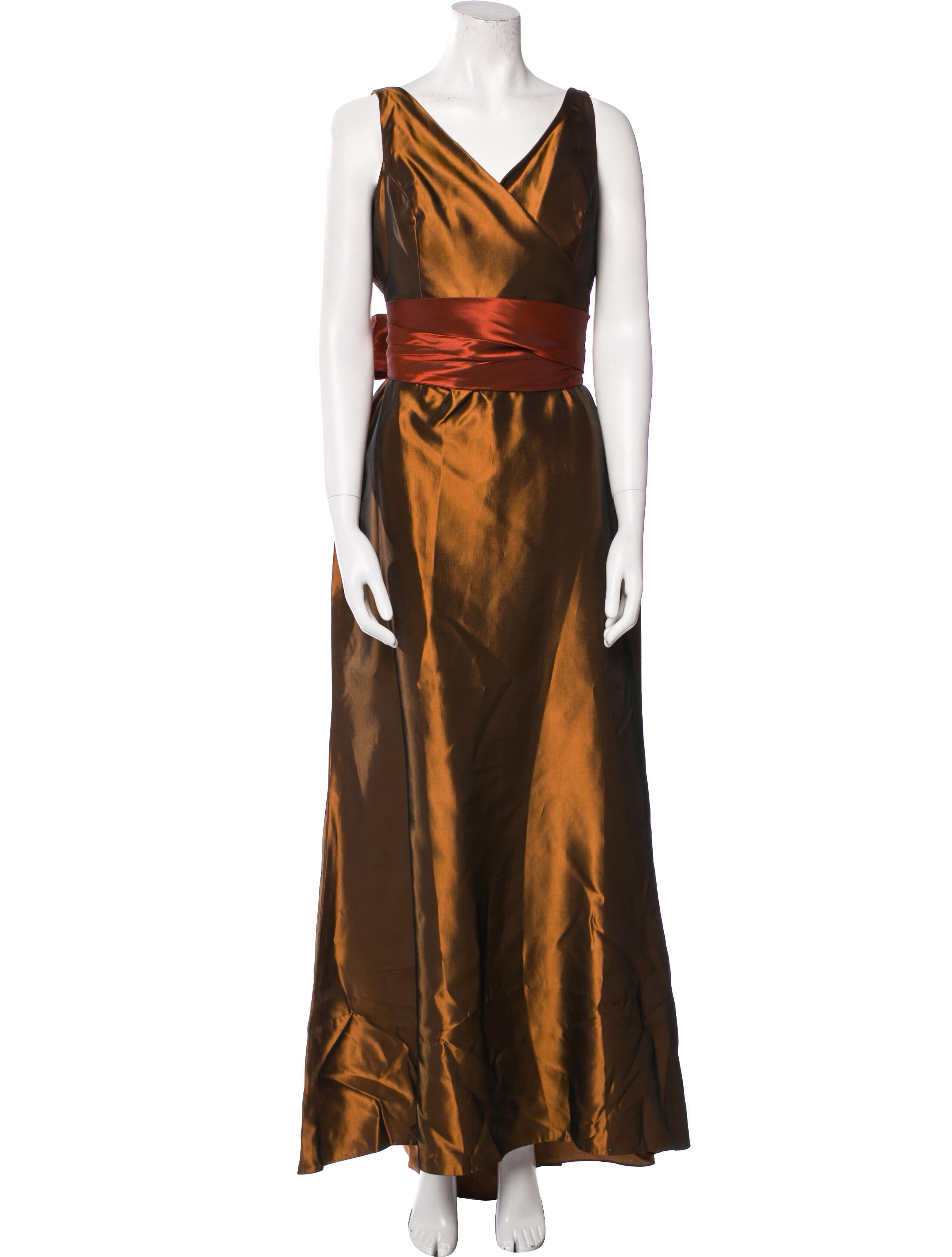 Lazaro Silk Long Dress