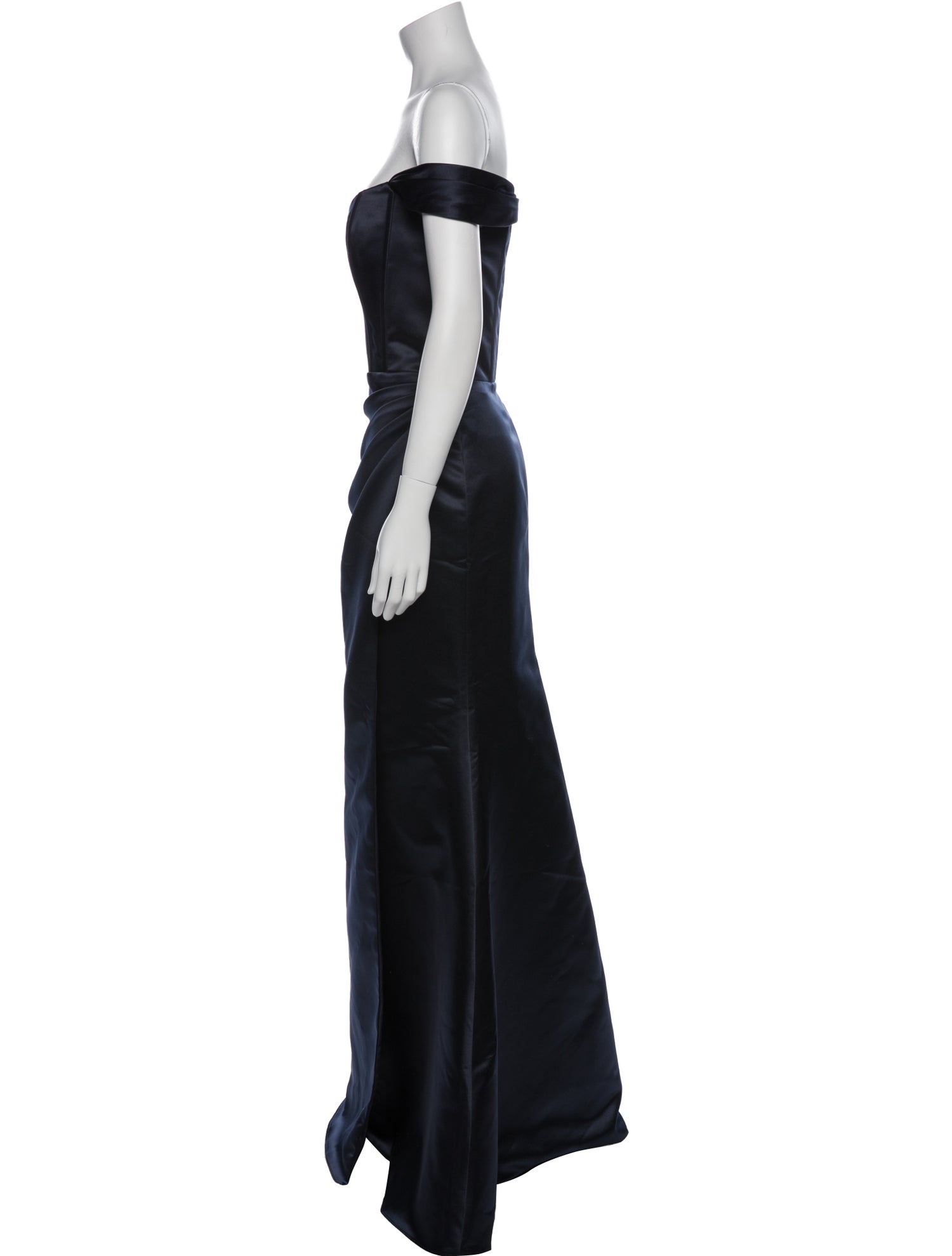 Lazaro Off-The-Shoulder Long Dress