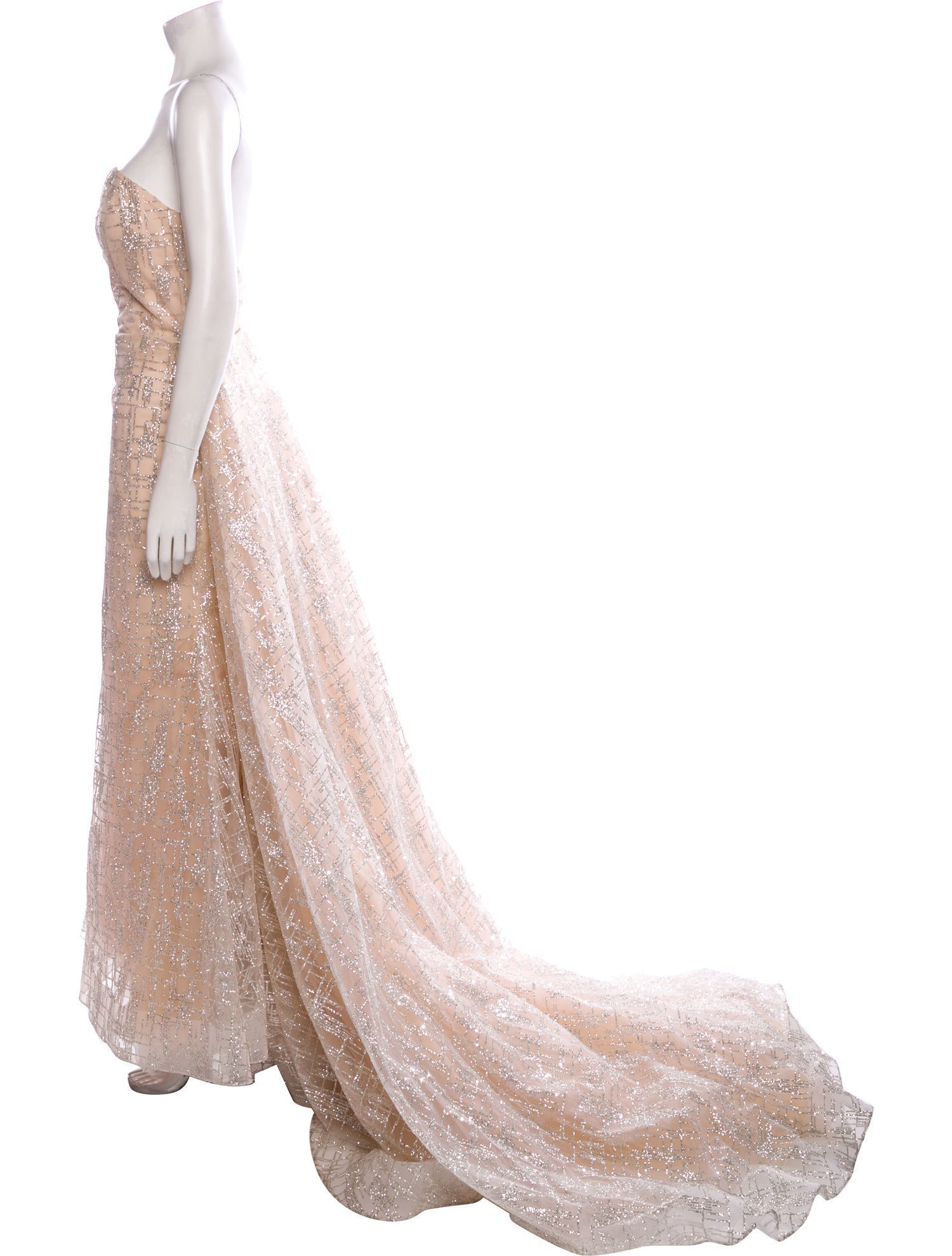 Lazaro Strapless Long Dress