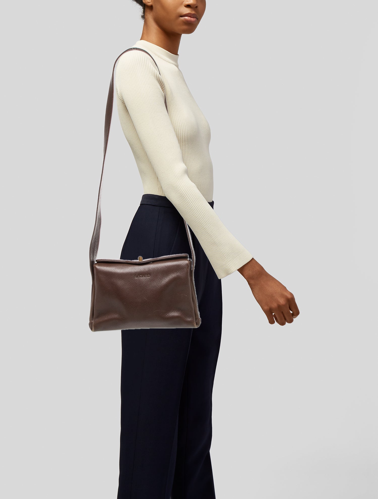 Lazaro Leather Messenger Bag