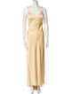 Lazaro V-Neck Long Dress