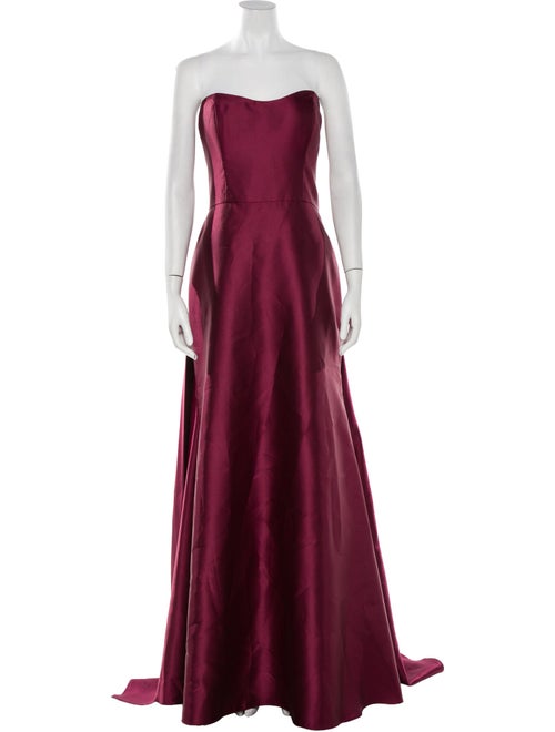 Lazaro Strapless Long Dress