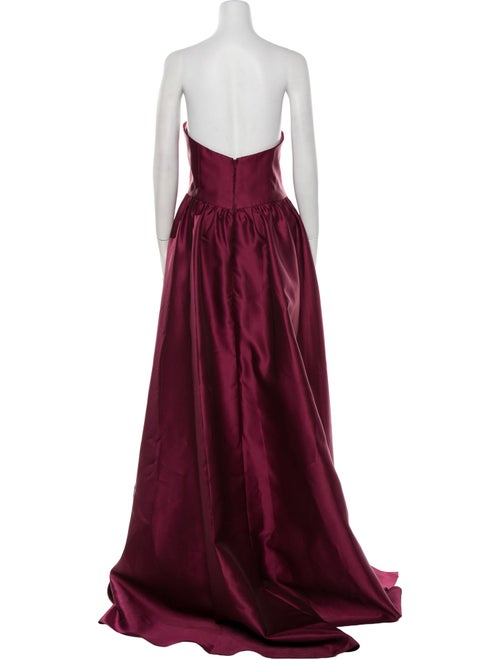 Lazaro Strapless Long Dress