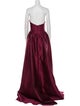 Lazaro Strapless Long Dress