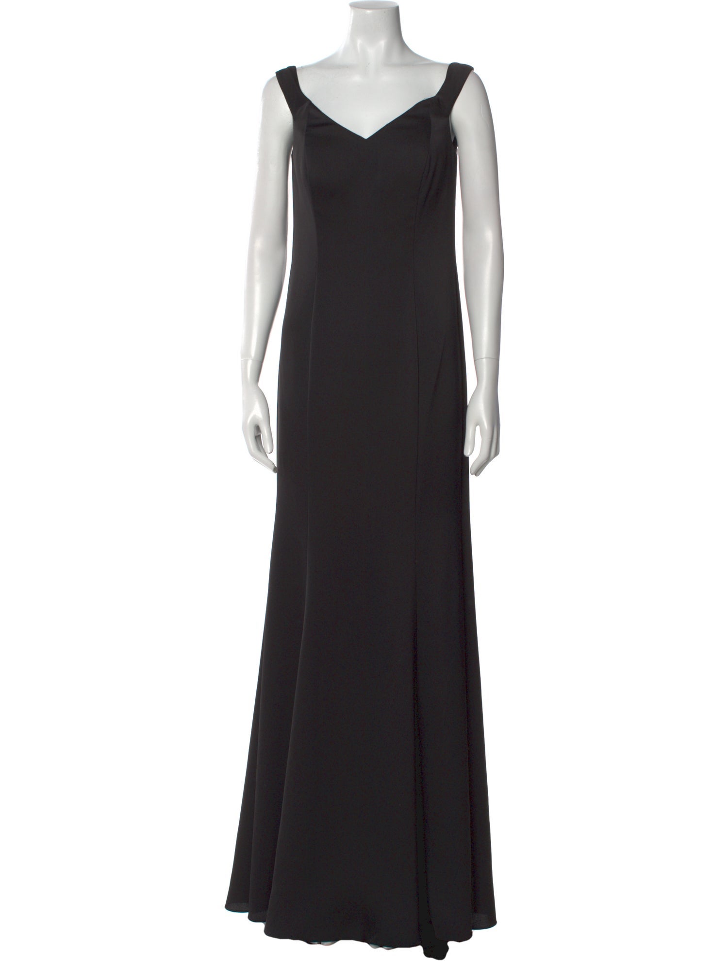 Lazaro V-Neck Long Dress