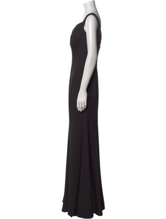 Lazaro V-Neck Long Dress