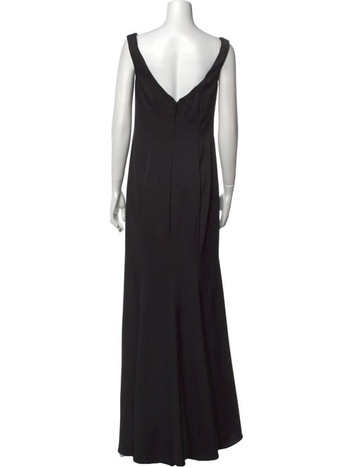 Lazaro V-Neck Long Dress