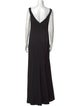 Lazaro V-Neck Long Dress