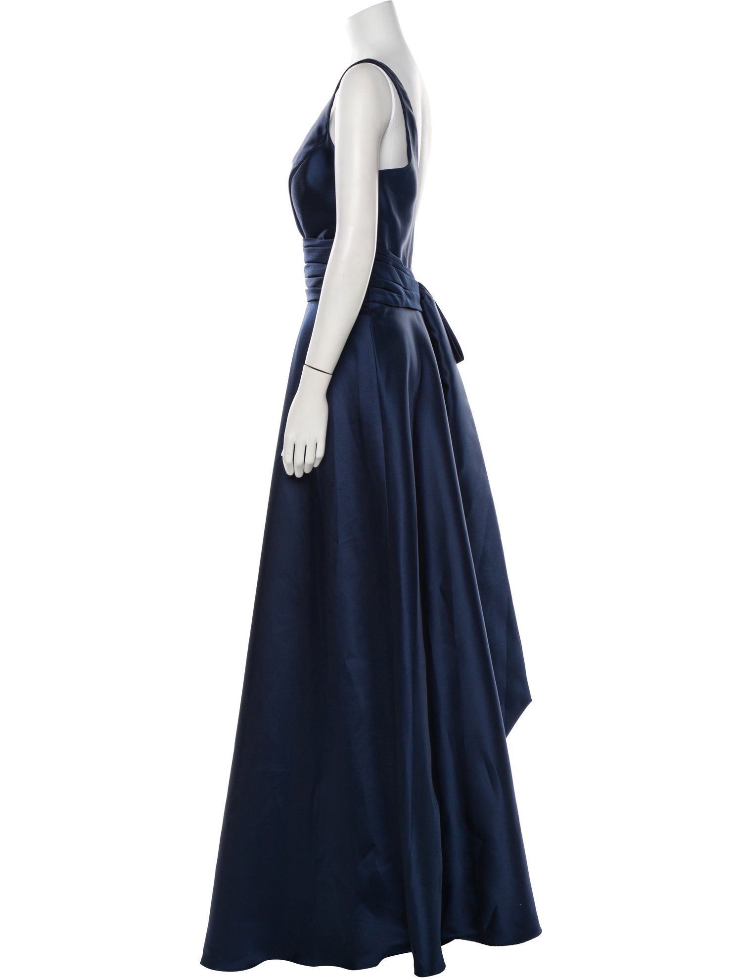 Lazaro V-Neck Long Dress