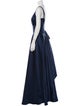 Lazaro V-Neck Long Dress