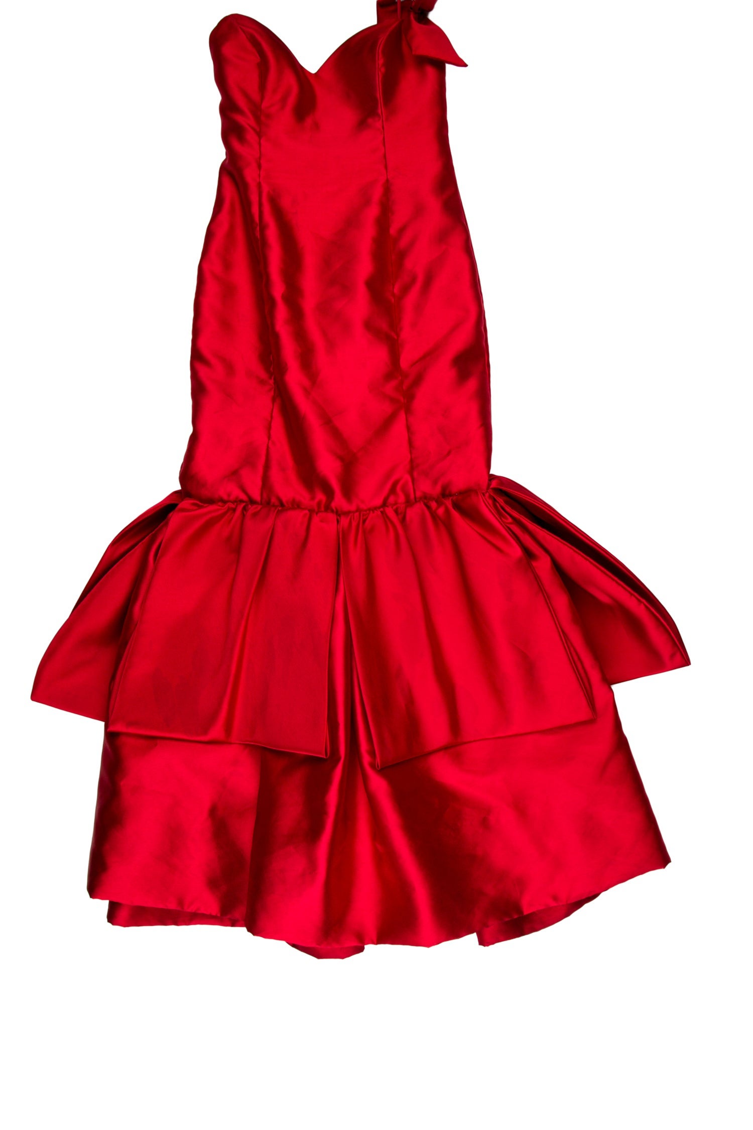 Lazaro Strapless Long Dress