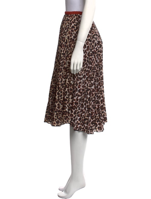 Loyd/Ford Animal Print Knee-Length Skirt
