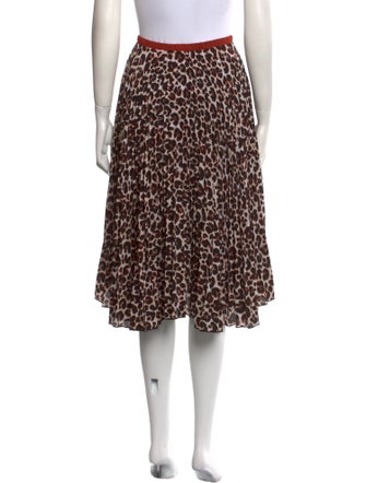 Loyd/Ford Animal Print Knee-Length Skirt