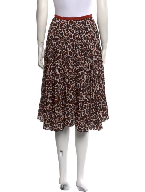Loyd/Ford Animal Print Knee-Length Skirt