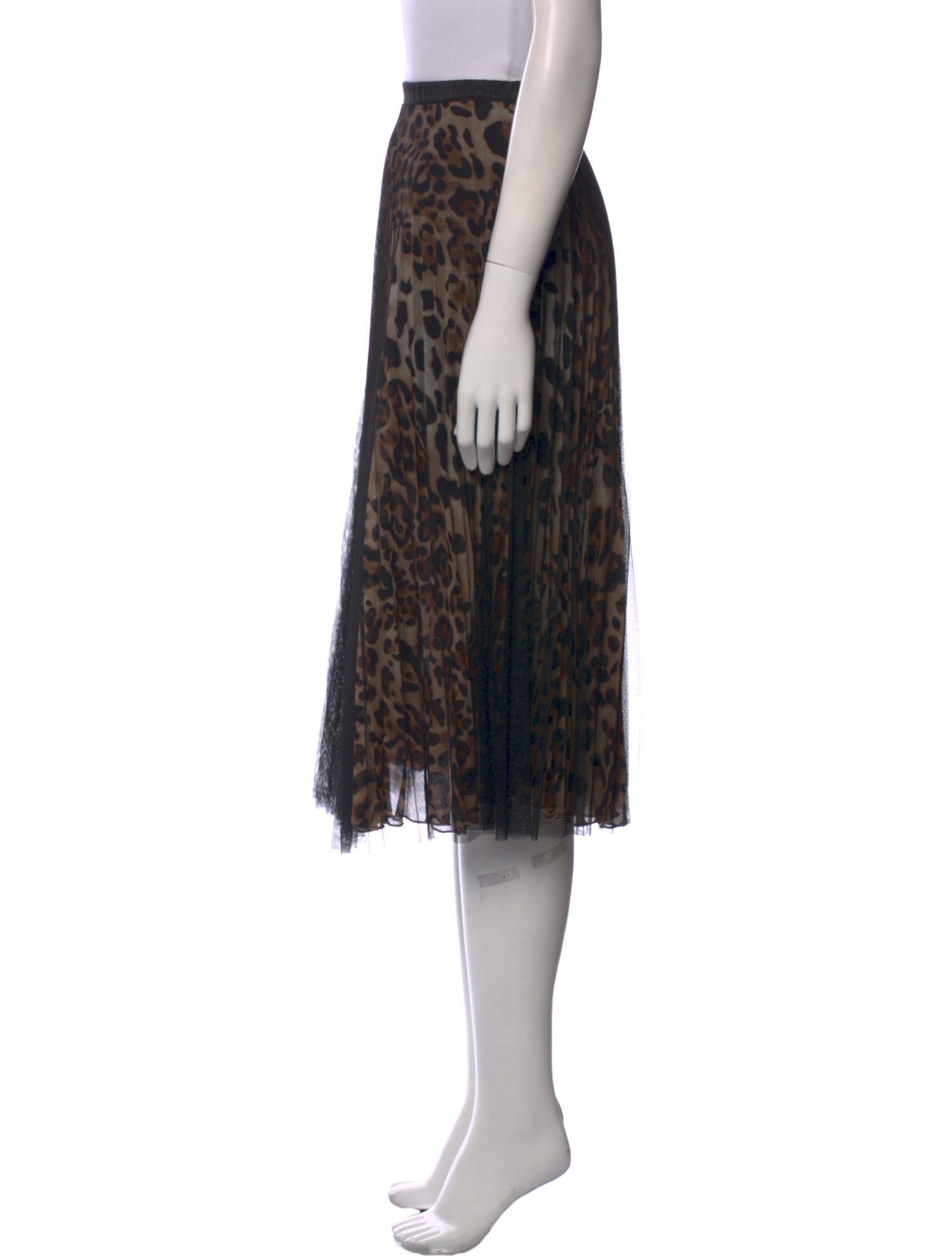 Loyd/Ford Animal Print Knee-Length Skirt