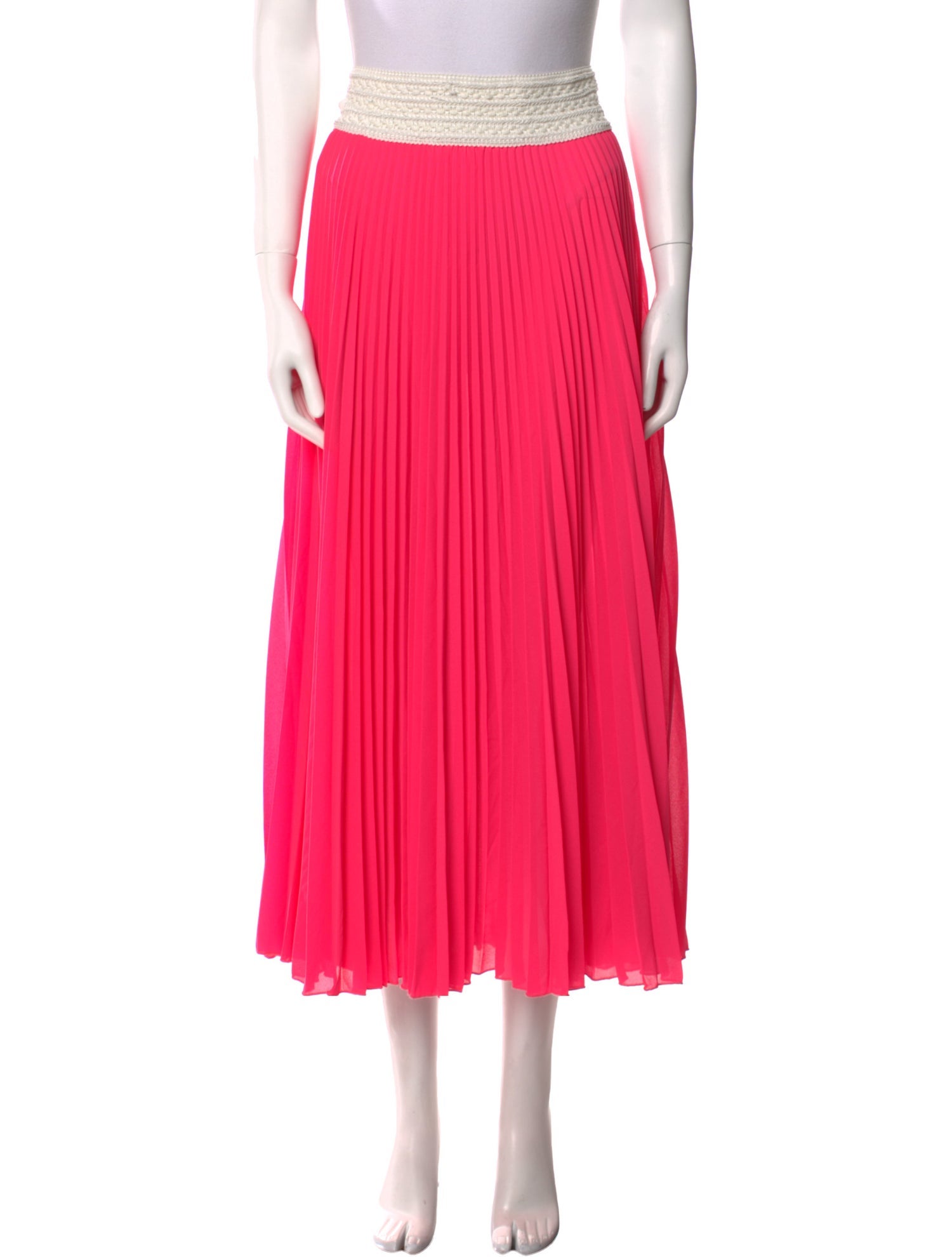 Loyd/Ford Colorblock Pattern Midi Length Skirt