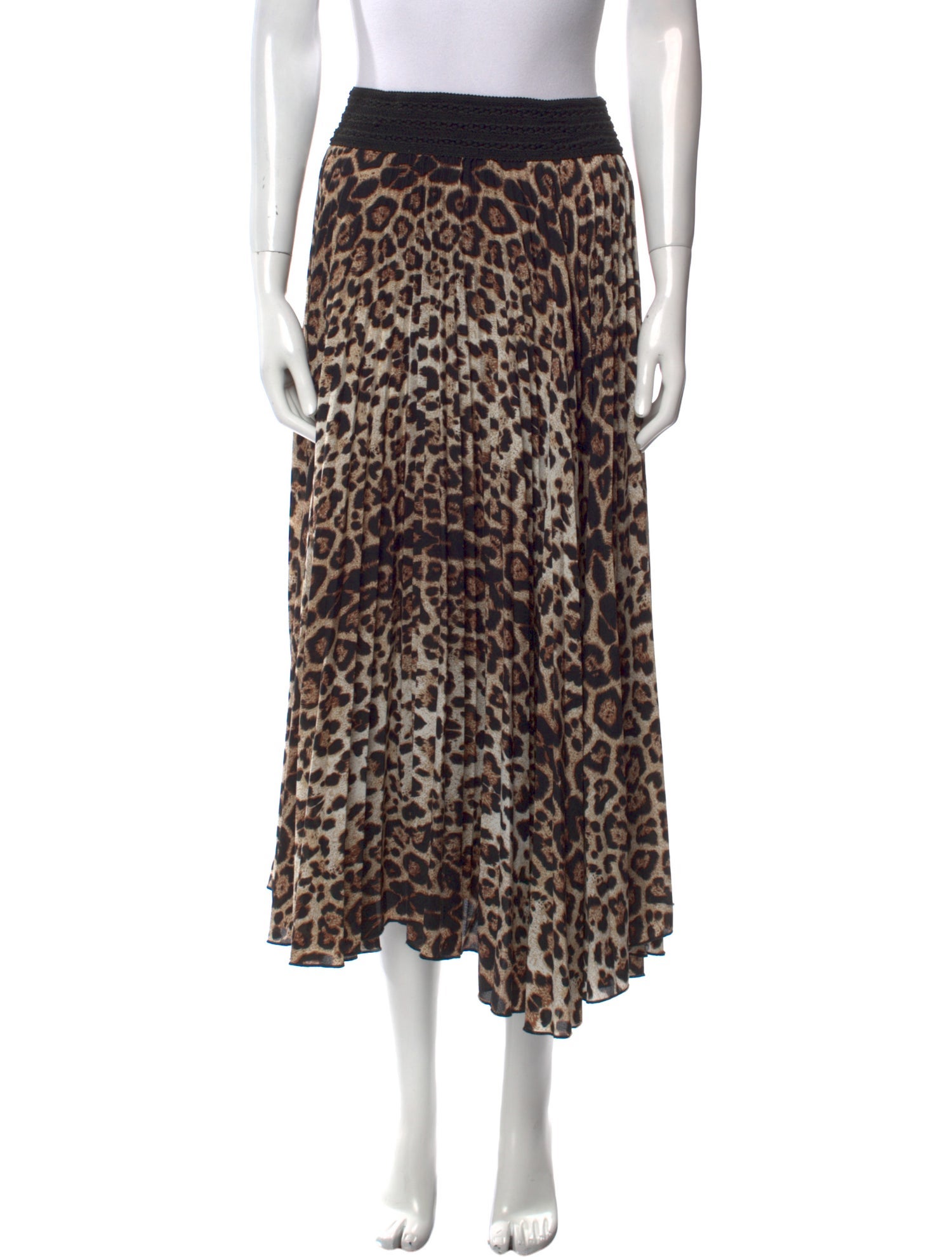 Loyd/Ford Animal Print Midi Length Skirt