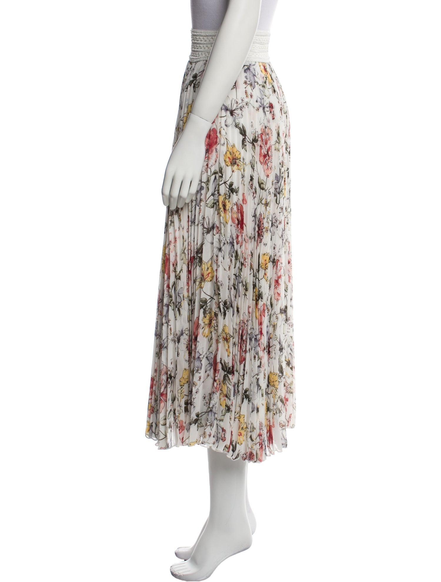Loyd/Ford Printed Midi Length Skirt