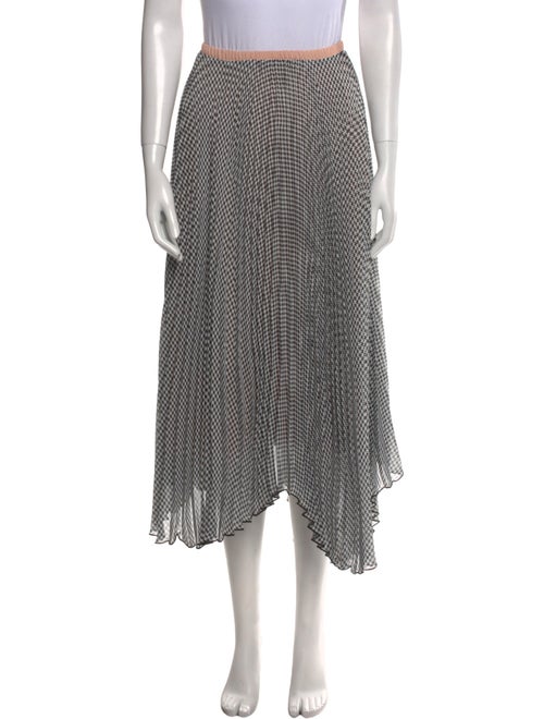 Loyd/Ford Houndstooth Print Midi Length Skirt