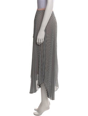 Loyd/Ford Houndstooth Print Midi Length Skirt