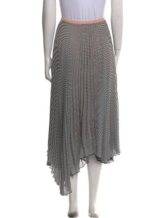 Loyd/Ford Houndstooth Print Midi Length Skirt