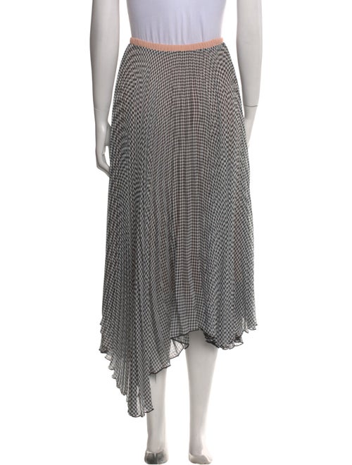 Loyd/Ford Houndstooth Print Midi Length Skirt