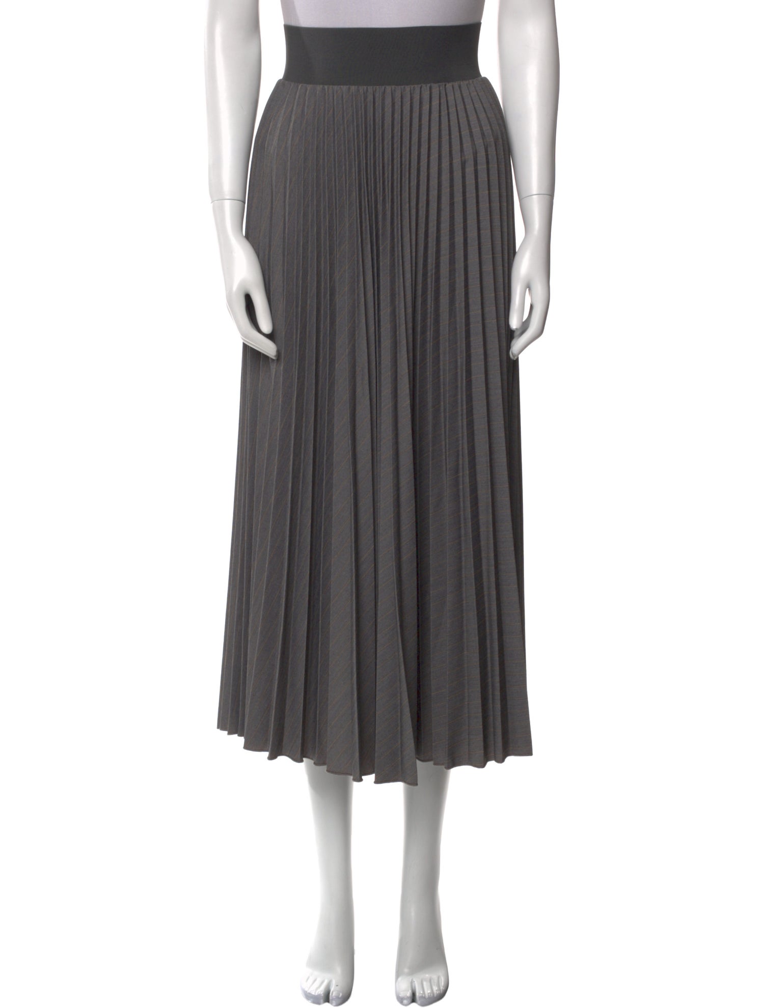 Loyd/Ford Pleated Accents Midi Length Skirt w/ Tags