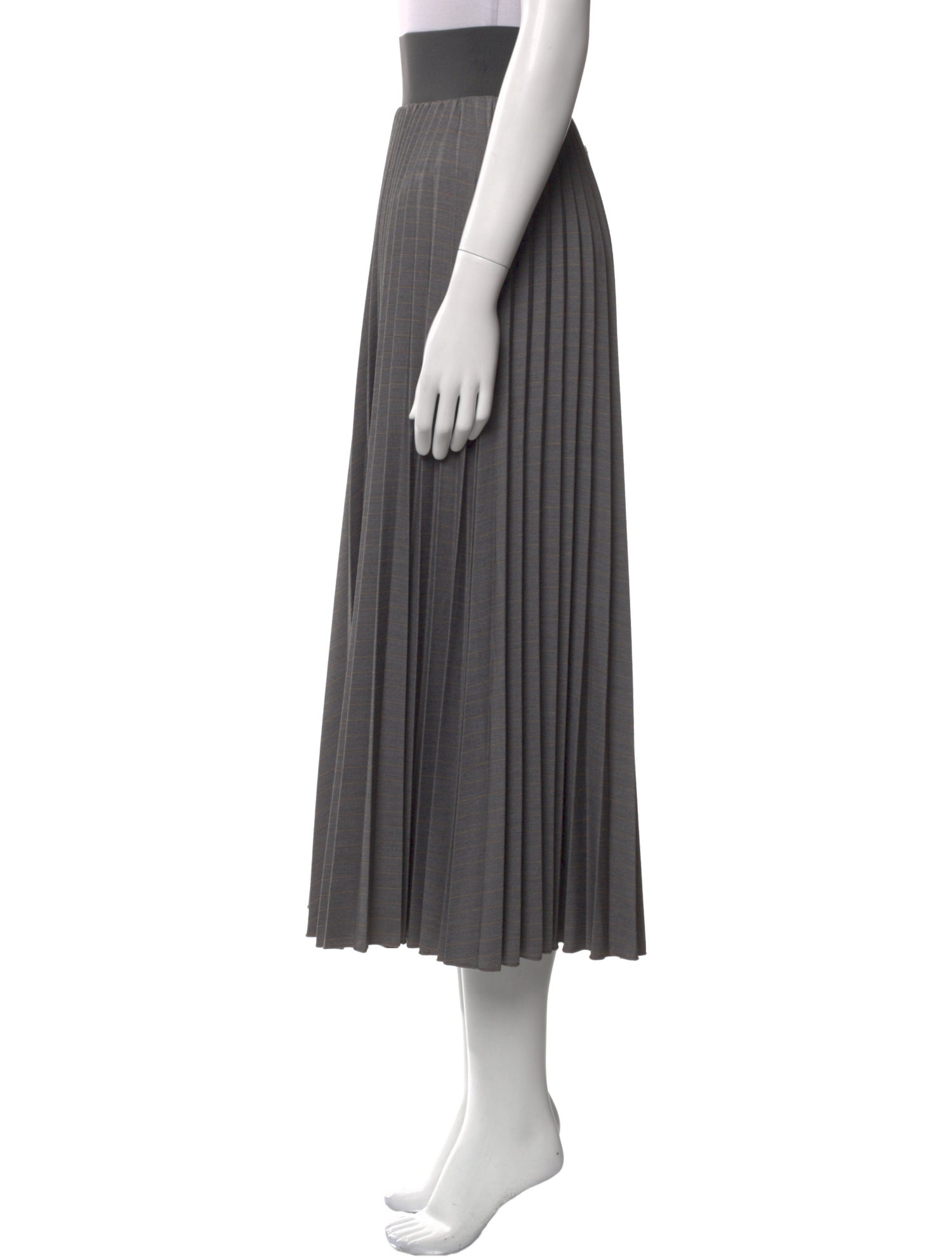 Loyd/Ford Pleated Accents Midi Length Skirt w/ Tags