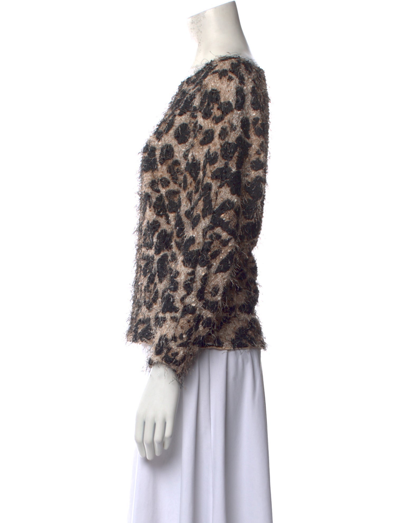 Loyd/Ford Silk Animal Print Blouse