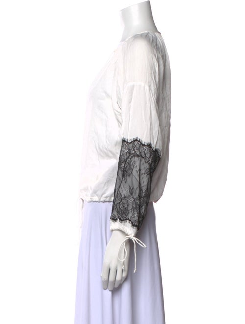 Loyd/Ford V-Neck Three-Quarter Sleeve Blouse