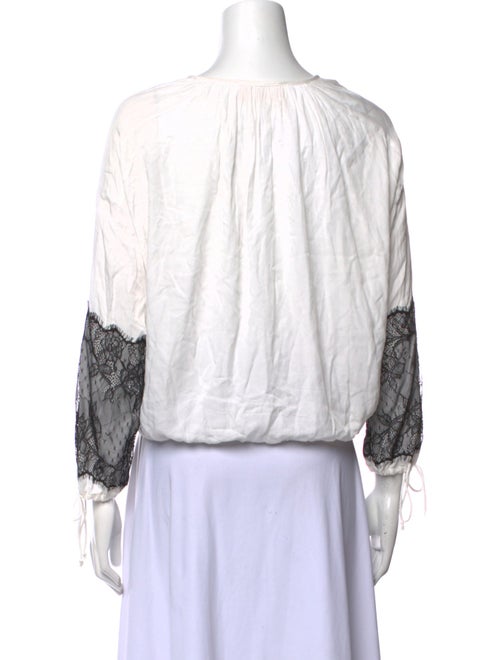 Loyd/Ford V-Neck Three-Quarter Sleeve Blouse