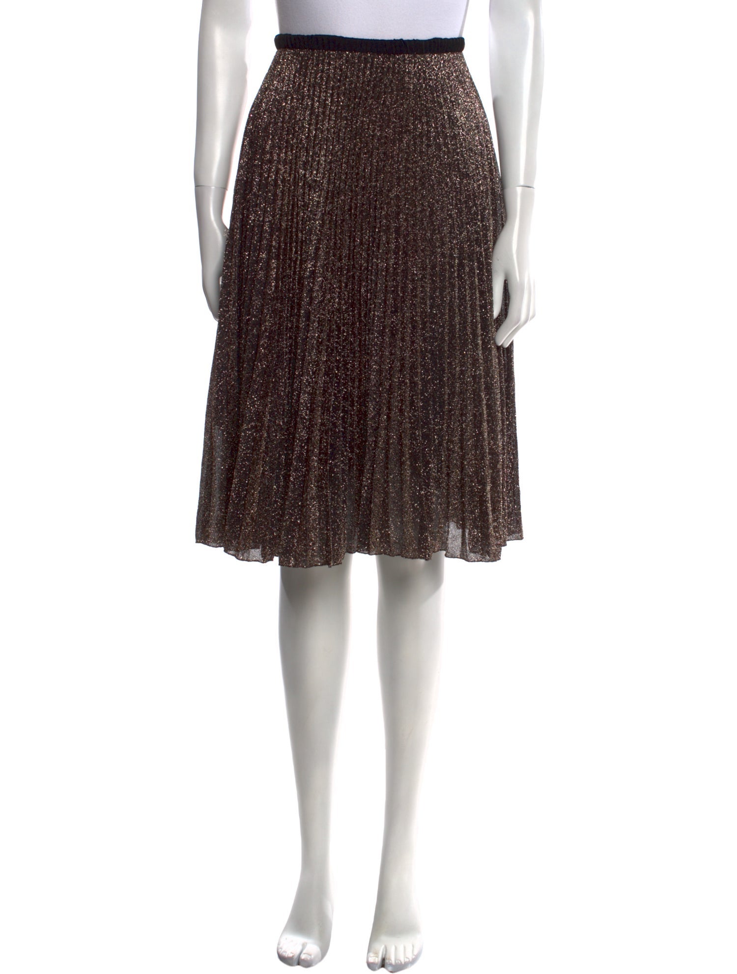 Loyd/Ford Pleated Accents Knee-Length Skirt